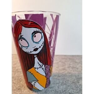DISNEY NIGHTMARE BEFORE CHRISTMAS SALLY DRINKING GLASS ALL OVER DESIGN SCARCE